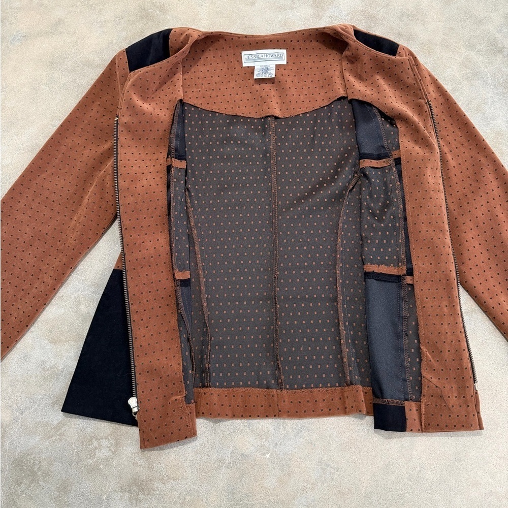 Vintage Colorblock Blazer Jacket - Picture 3 of 5